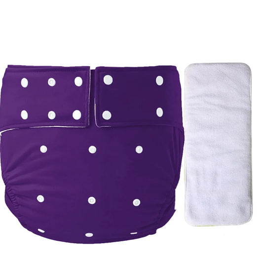 Dark Purple ABDL Cloth Diaper - Shadow Threadz Crypt