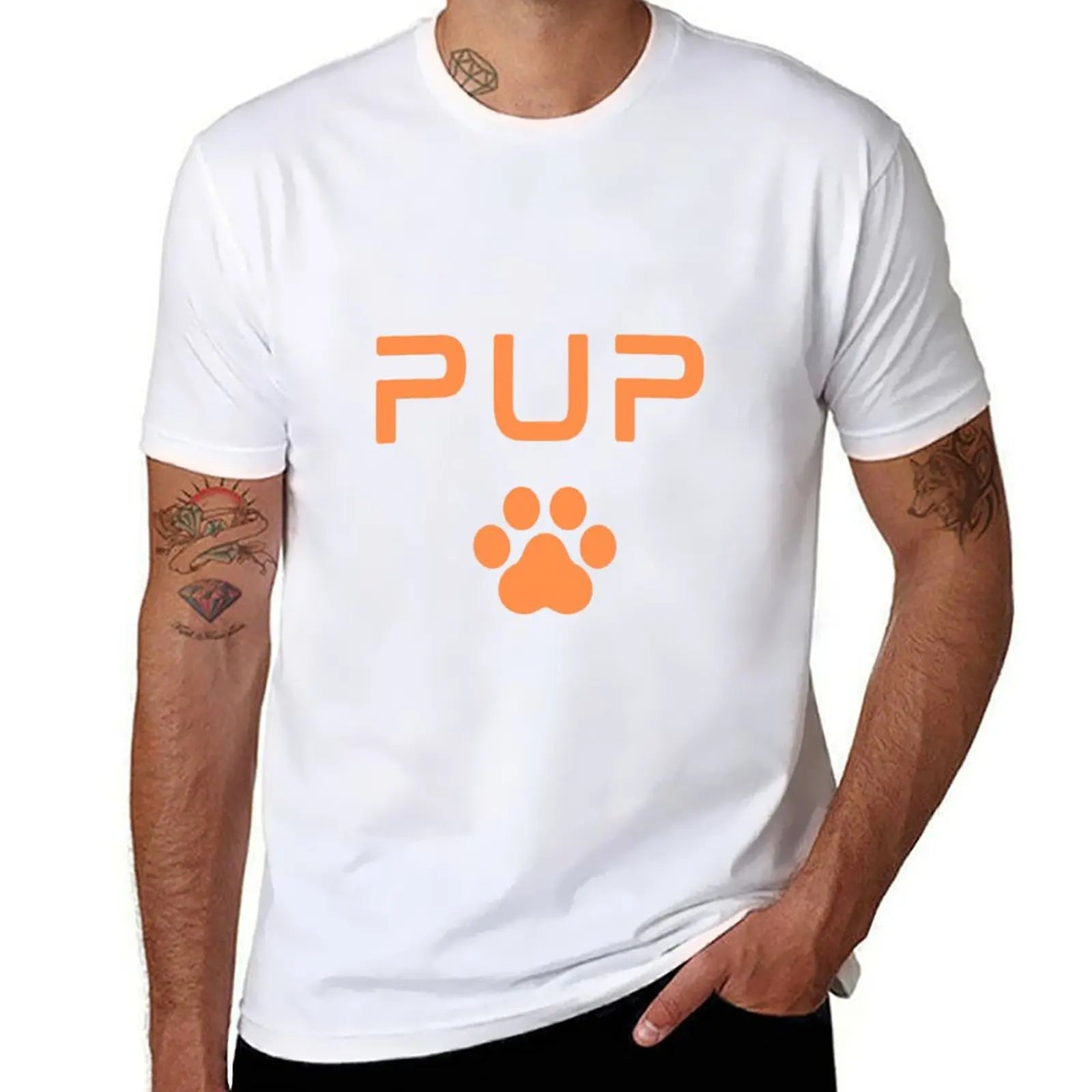 PUP Paw Print Play Tee