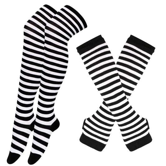 Midnight Veil Arm Warmers & Socks Set (Colors) - Shadow Threadz Crypt