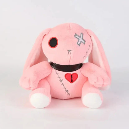 Creepy Goth Bunny Plush - Shadow Threadz Crypt