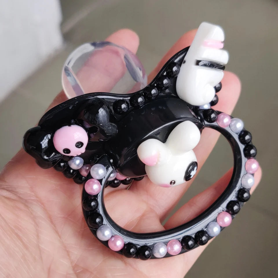Midnight Bunny Adult Pacifier - Shadow Threadz Crypt