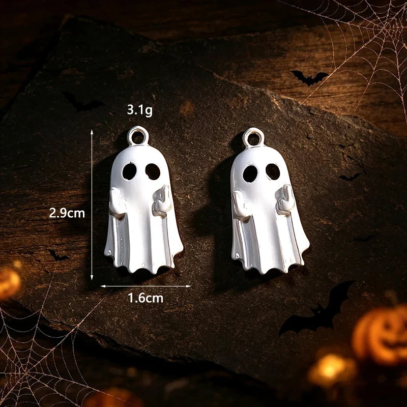 Rude Ghosts Enamel Earrings