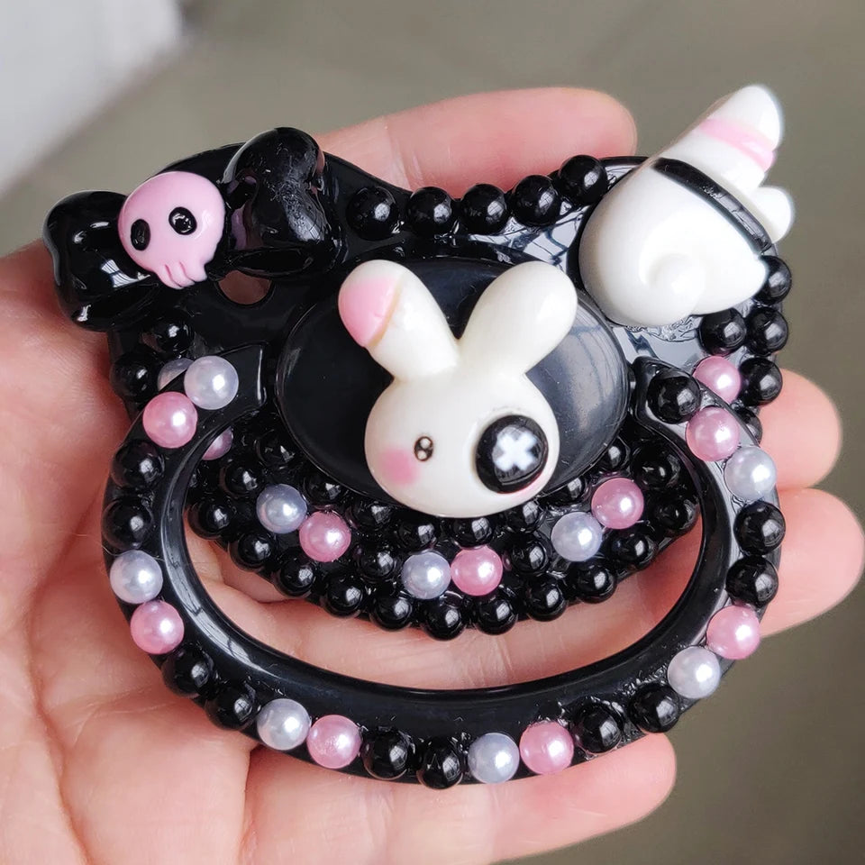 Midnight Bunny Adult Pacifier - Shadow Threadz Crypt