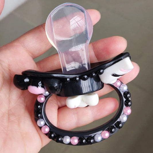 Midnight Bunny Adult Pacifier - Shadow Threadz Crypt
