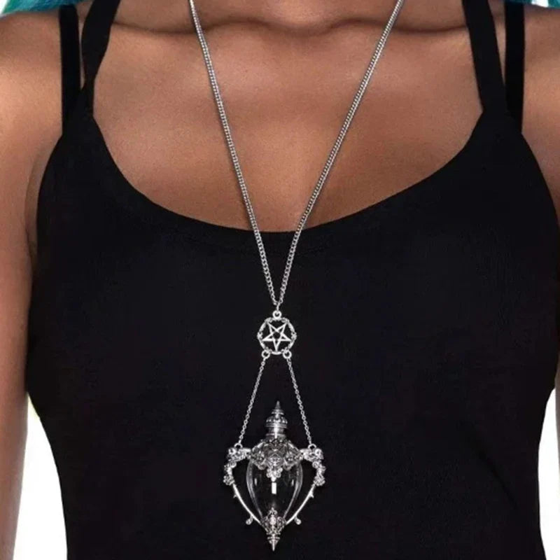 Arcane Apothecary Glass Potion Bottle Necklace