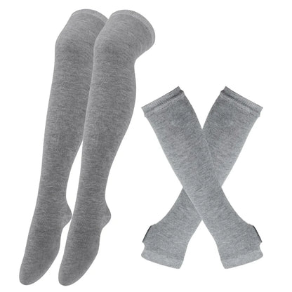 Midnight Veil Arm Warmers & Socks Set (Colors) - Shadow Threadz Crypt