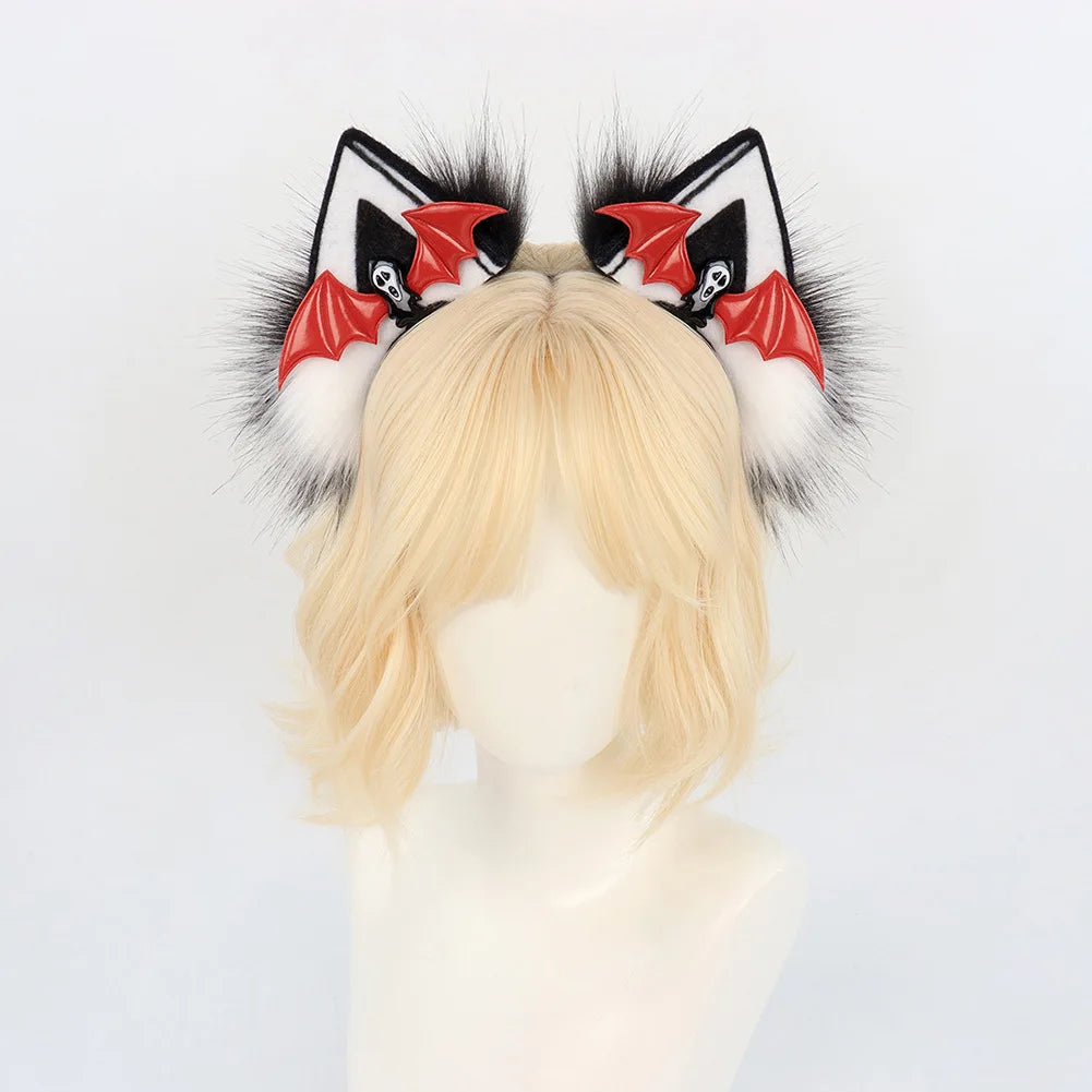 Pumpkin Paws Cat Ears Headband - Shadow Threadz Crypt