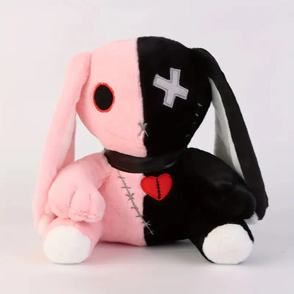 Creepy Goth Bunny Plush - Shadow Threadz Crypt