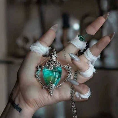 Arcane Apothecary Glass Potion Bottle Necklace