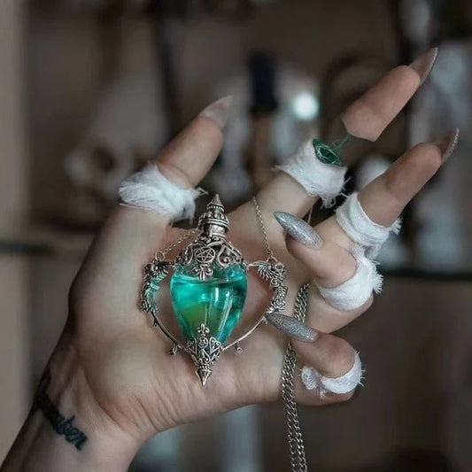 Arcane Apothecary Glass Potion Bottle Necklace