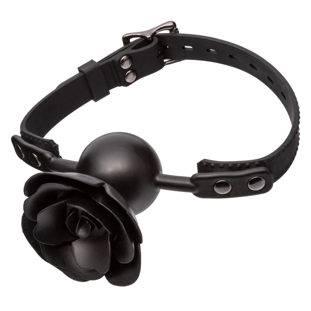 Forbidden Removable Rose Gag - Shadow Threadz Crypt