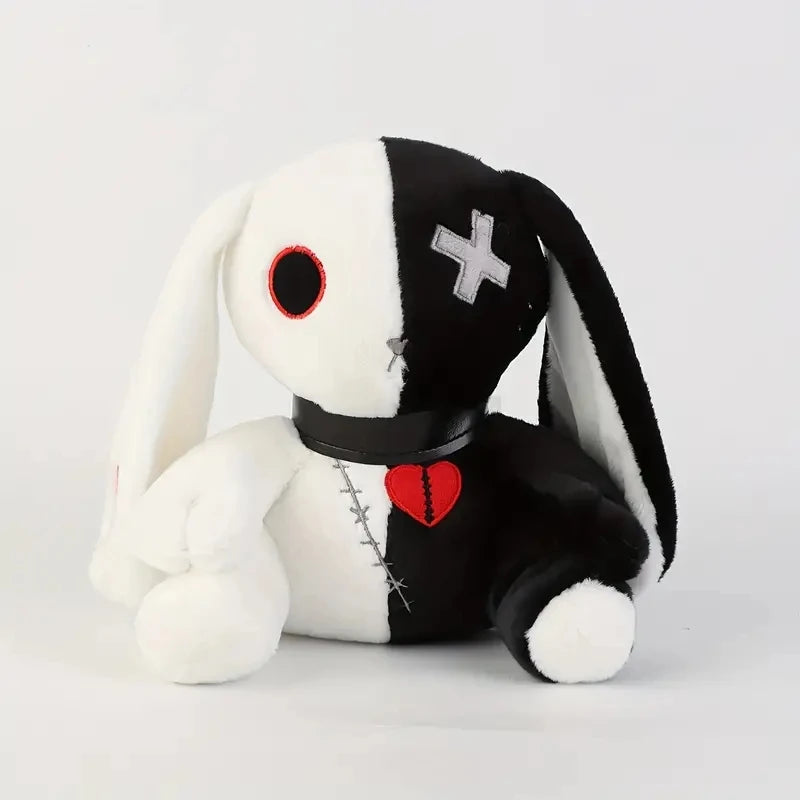 Creepy Goth Bunny Plush - Shadow Threadz Crypt