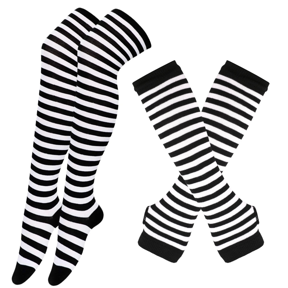 Midnight Veil Arm Warmers & Socks Set (Colors) - Shadow Threadz Crypt