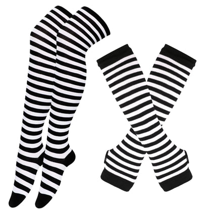 Midnight Veil Arm Warmers & Socks Set (Colors) - Shadow Threadz Crypt