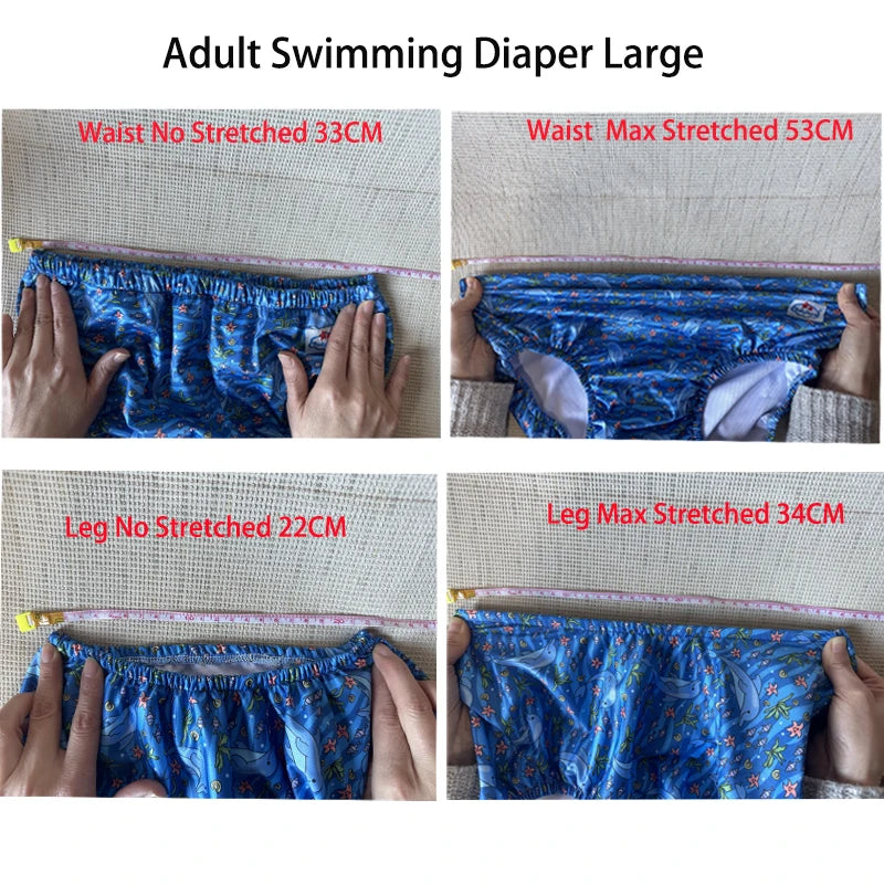 Cute Nautical ABDL Swimming Diaper - Shadow Threadz Crypt
