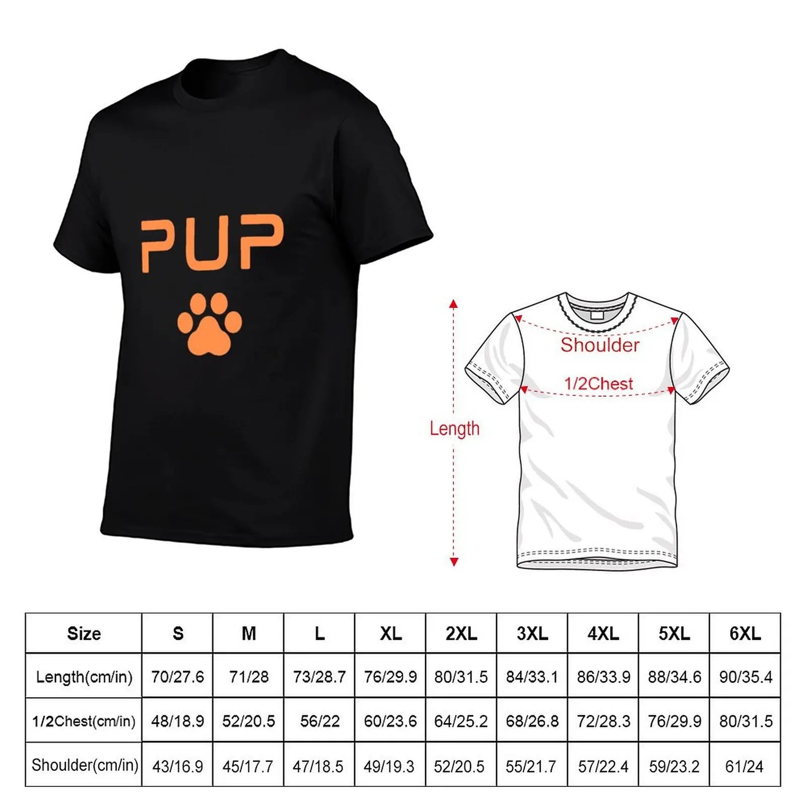 PUP Paw Print Play Tee