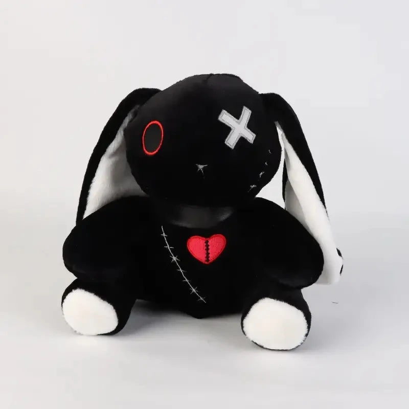 Creepy Goth Bunny Plush - Shadow Threadz Crypt