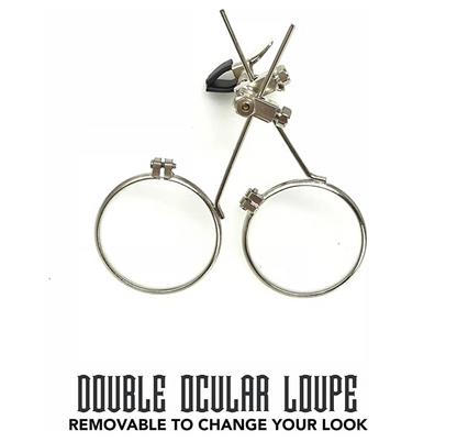 Handmade Steampunk Goggles with Loupe – Diffraction Lenses -neon pink, lime green, orange, and clear lenses