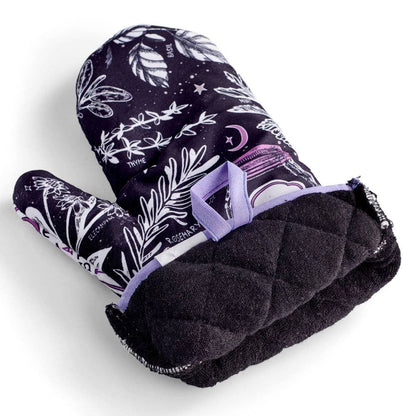 Set of 2 "Witch, I AM The Secret Ingredient" Oven Mitt | Oven Gloves Set