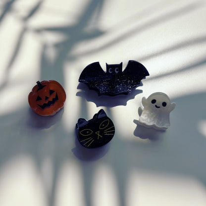 Set of 4 Velvet Claws Mini Spooky Hair Claws