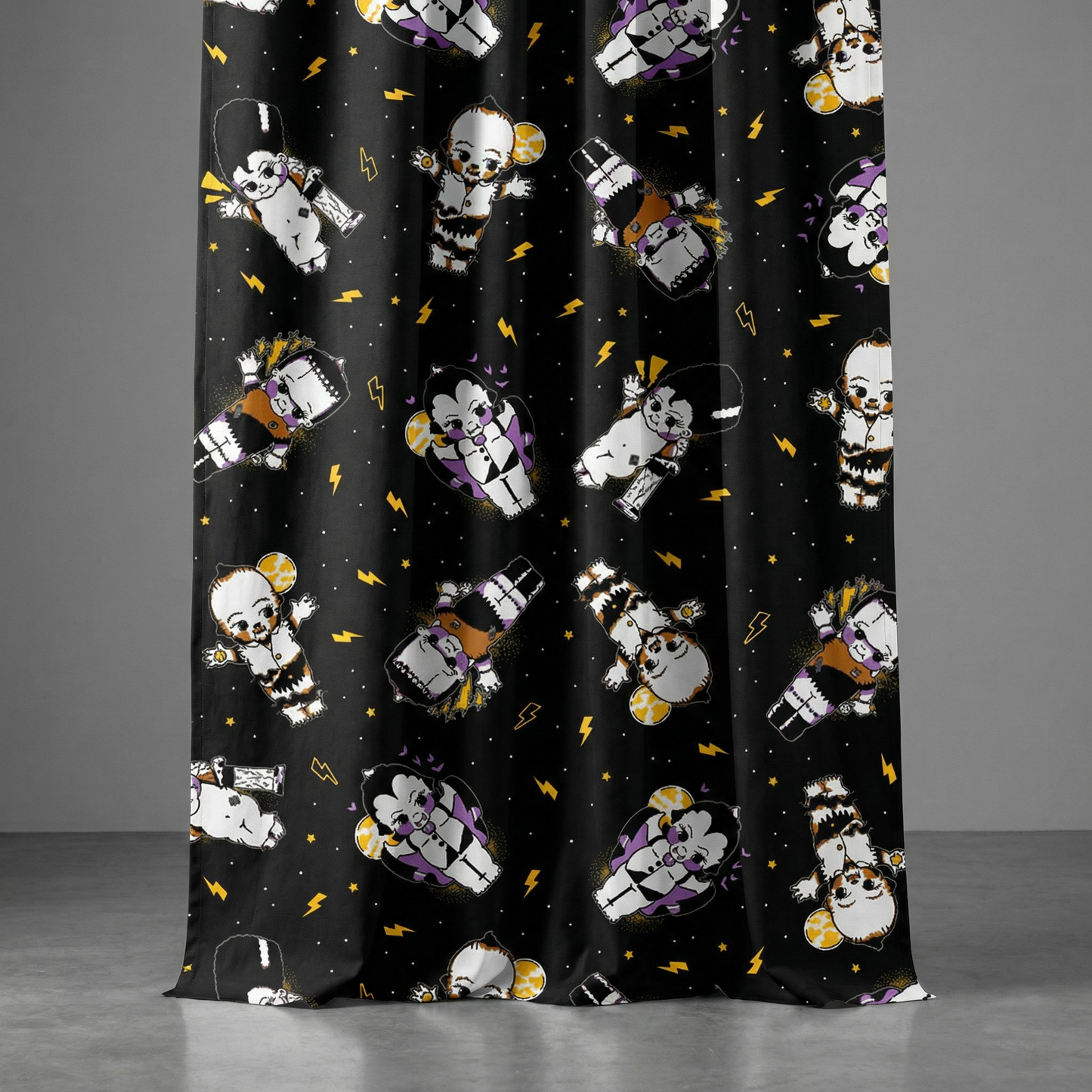 Sourpuss Kewpie Monsters Shower Curtain