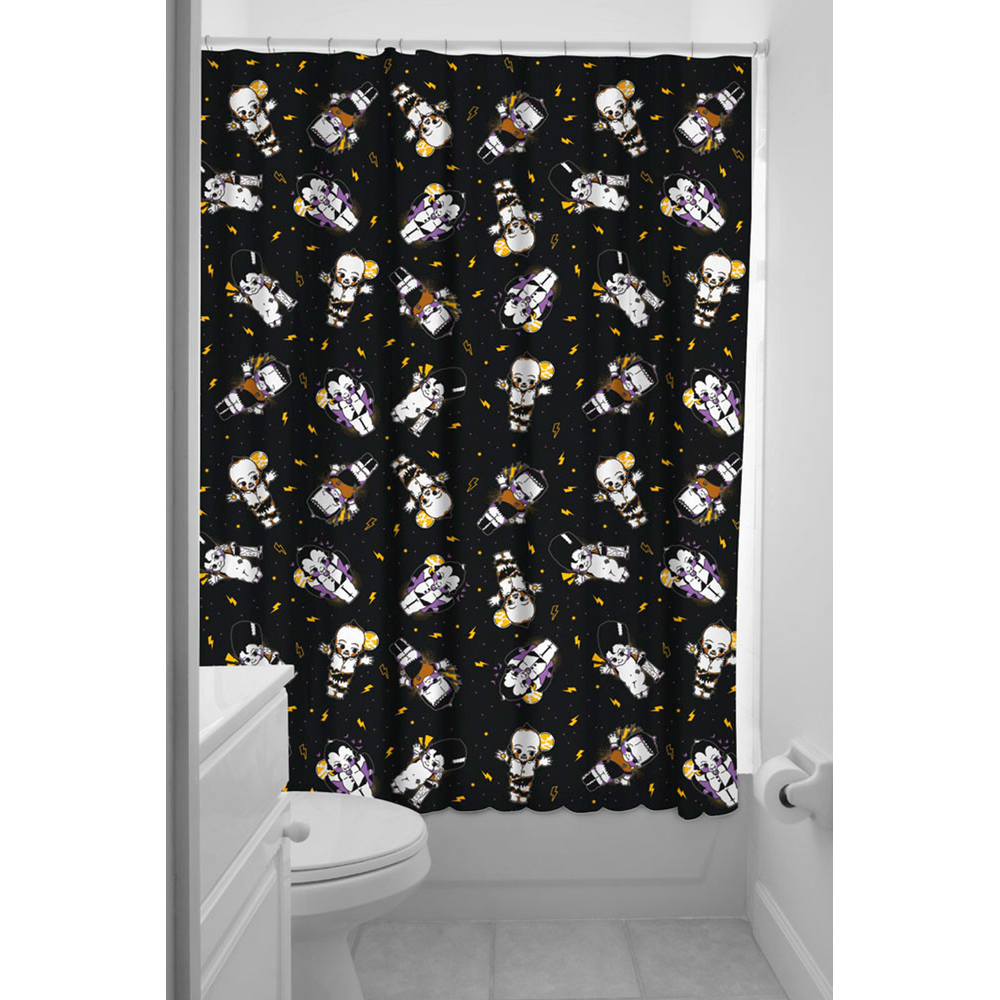 Sourpuss Kewpie Monsters Shower Curtain