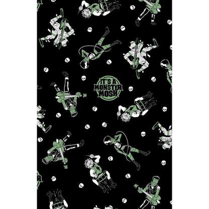 Sourpuss Monster Mosh Shower Curtain | Bathroom Decor