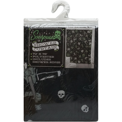 Sourpuss Monster Mosh Shower Curtain | Bathroom Decor