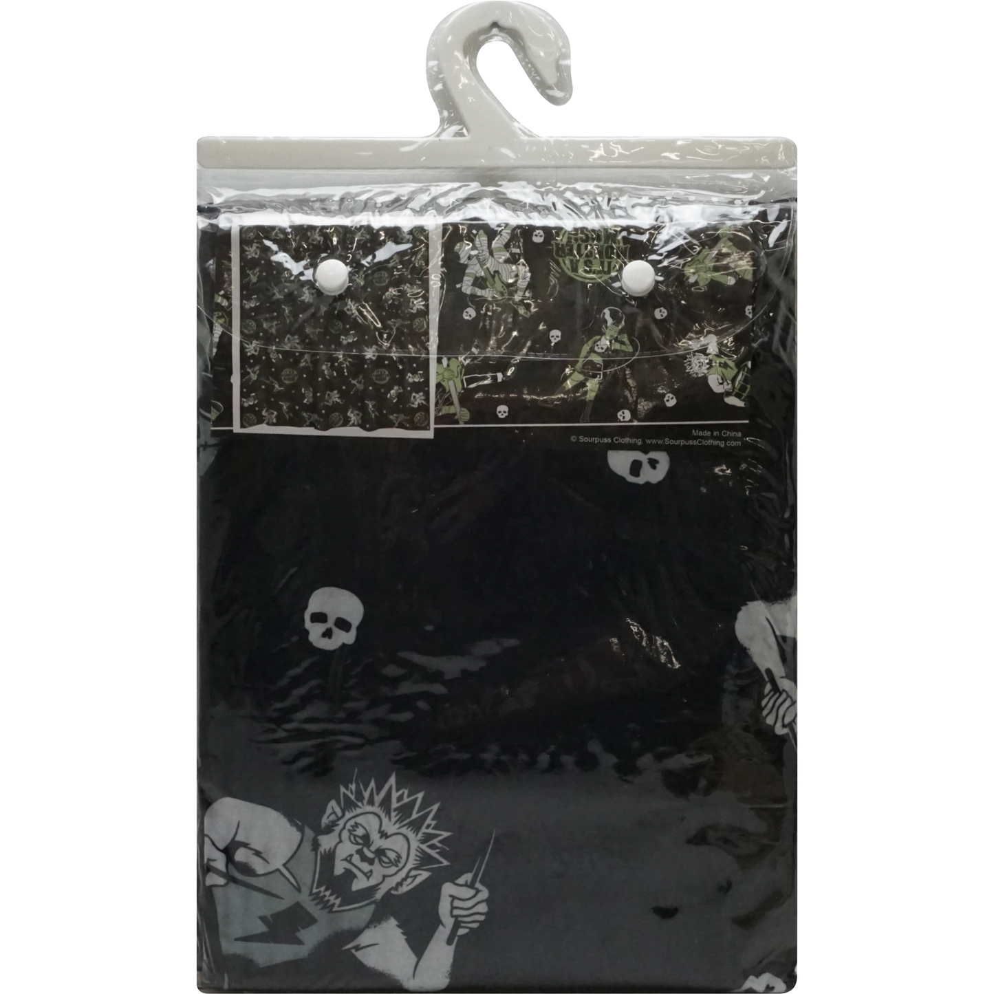 Sourpuss Monster Mosh Shower Curtain | Bathroom Decor