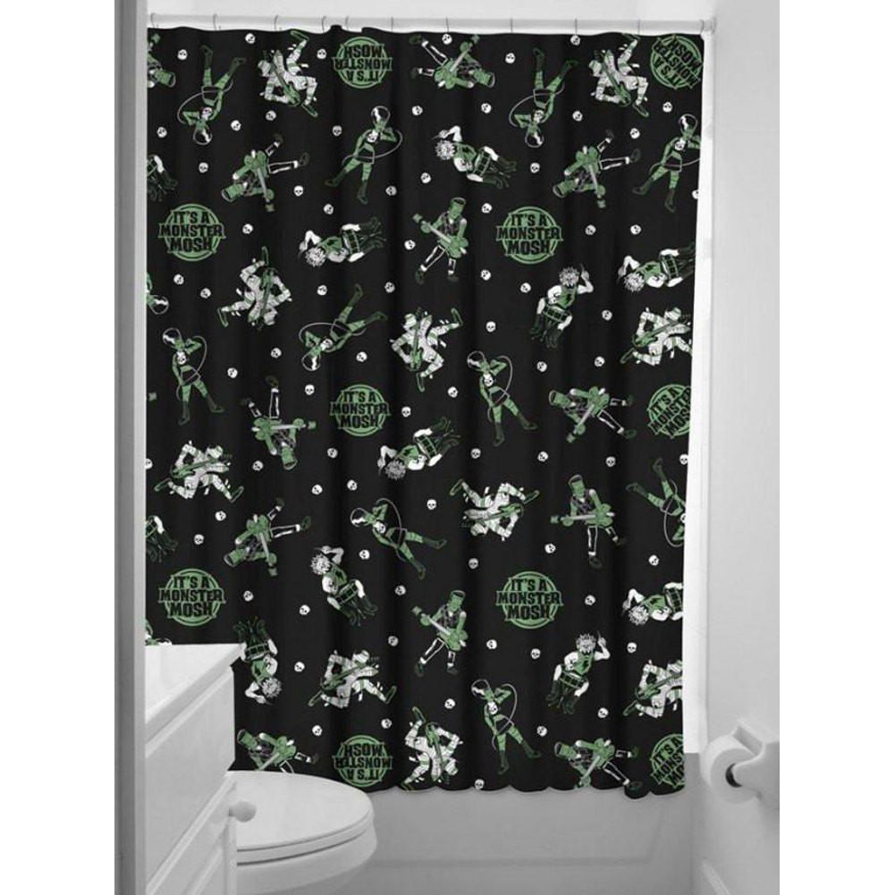 Sourpuss Monster Mosh Shower Curtain | Bathroom Decor