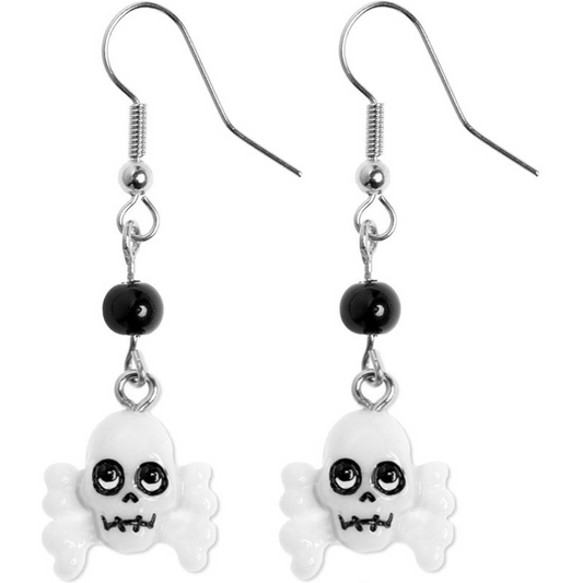 Sourpuss Skull & Crossbones Earrings