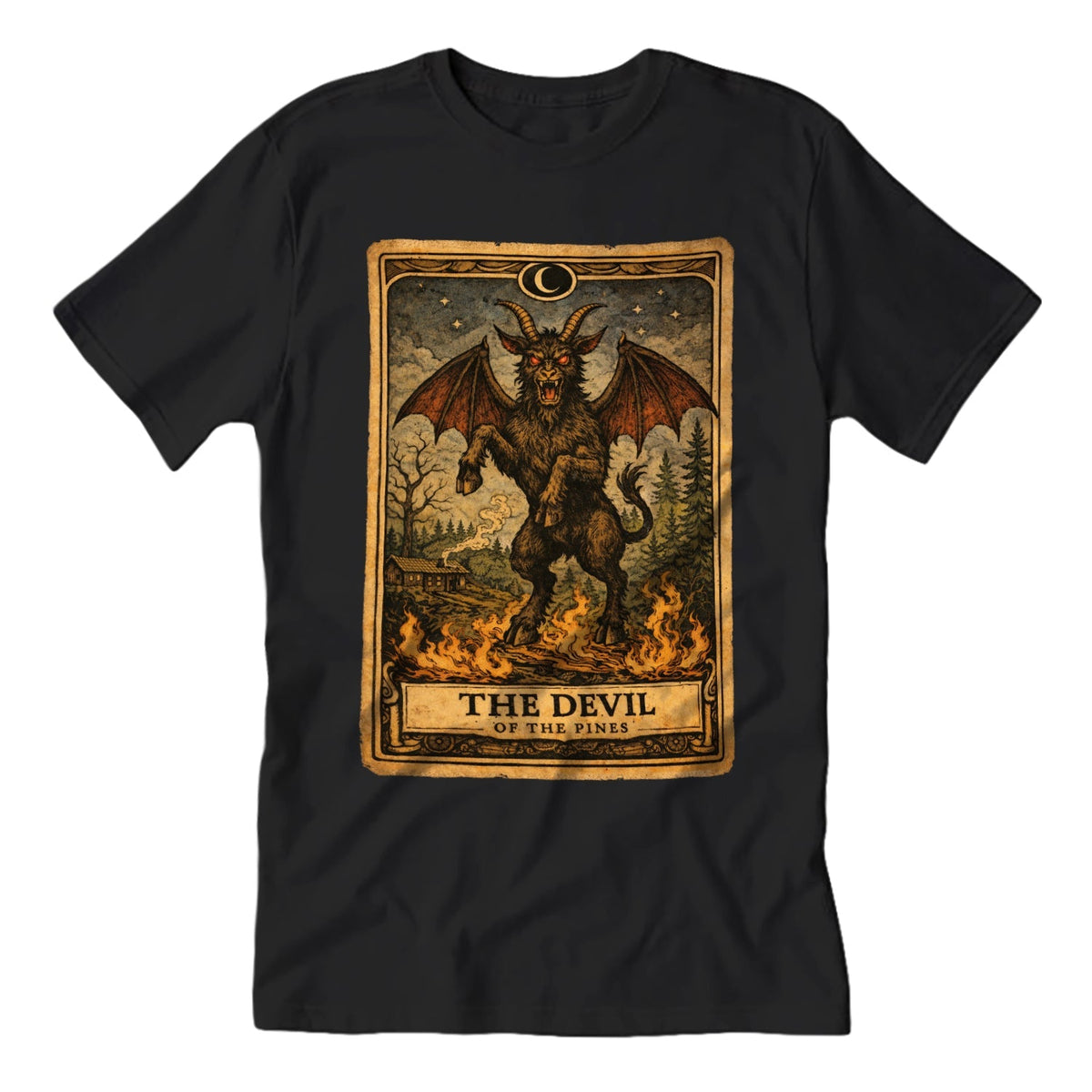 The Jersey Devil Tarot Card T-Shirt