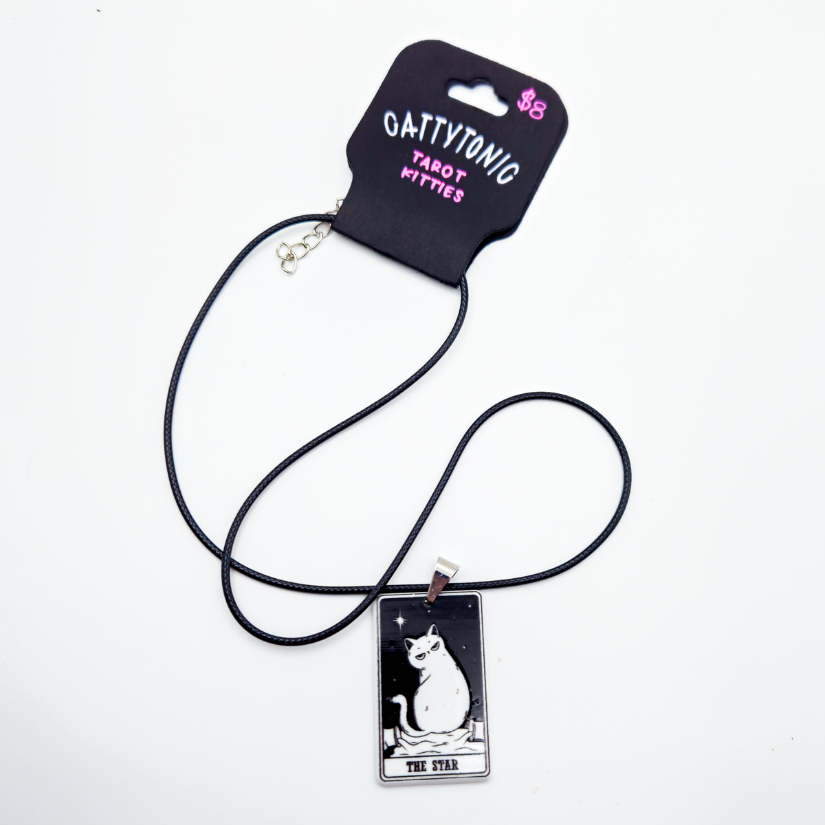 Tarot Kitties Pendant Necklaces