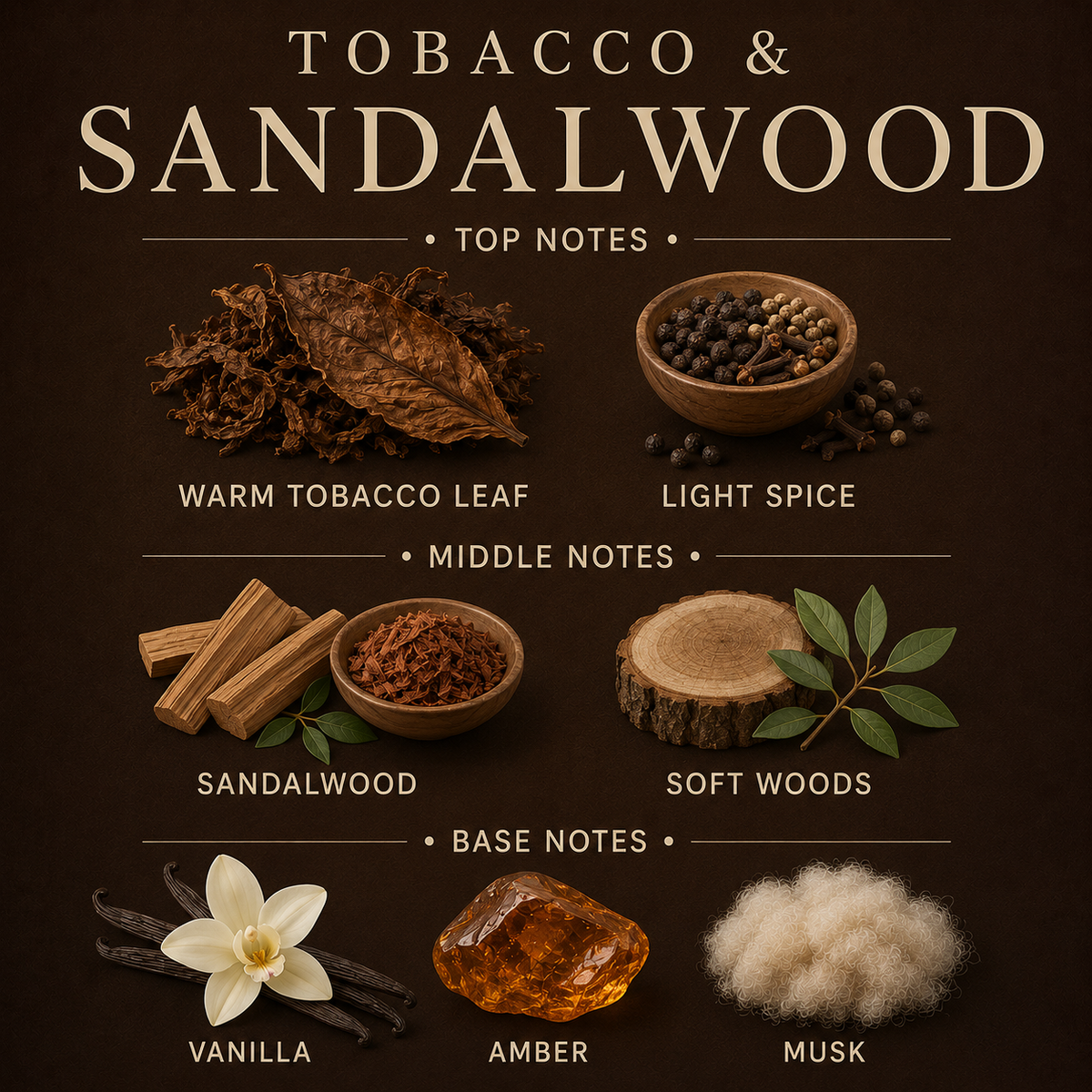 Tobacco & Sandalwood Reed Diffuser