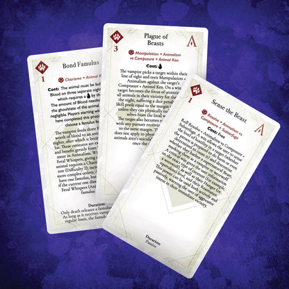 Vampire: The Masquerade - 5th Edition Discipline Deck