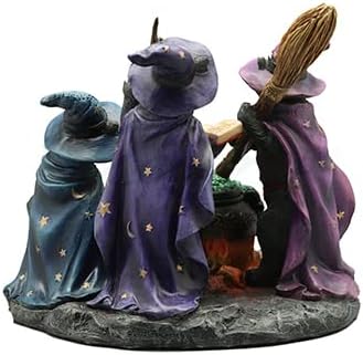 Black Cats Culinary Cauldron Figurine