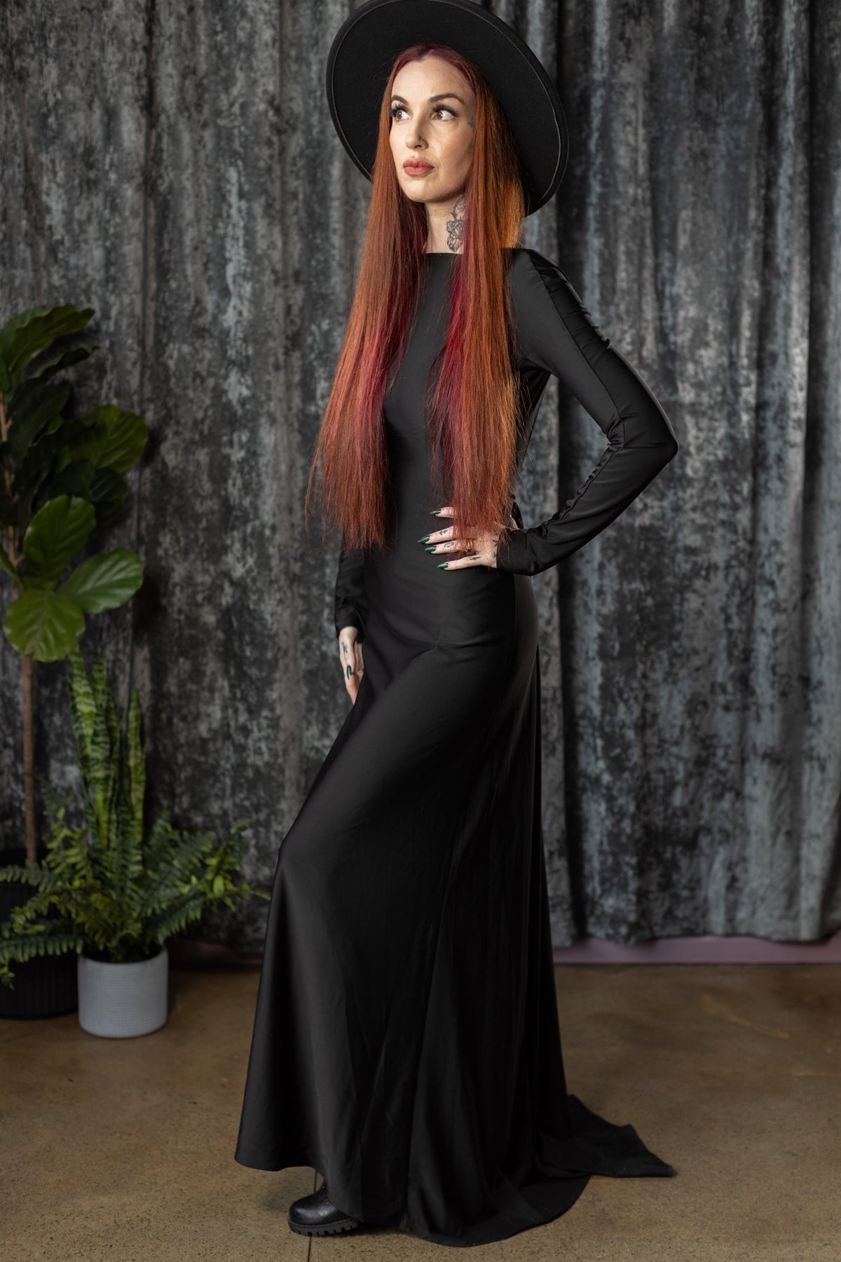 Helena Open-Back Maxi Dress