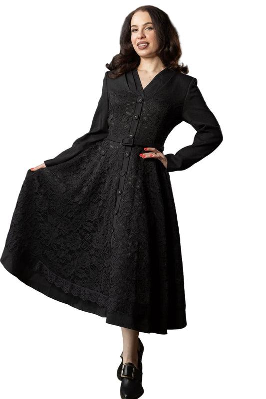 June Mourning Lace Dress
