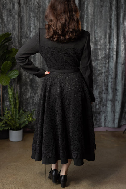 June Mourning Lace Dress