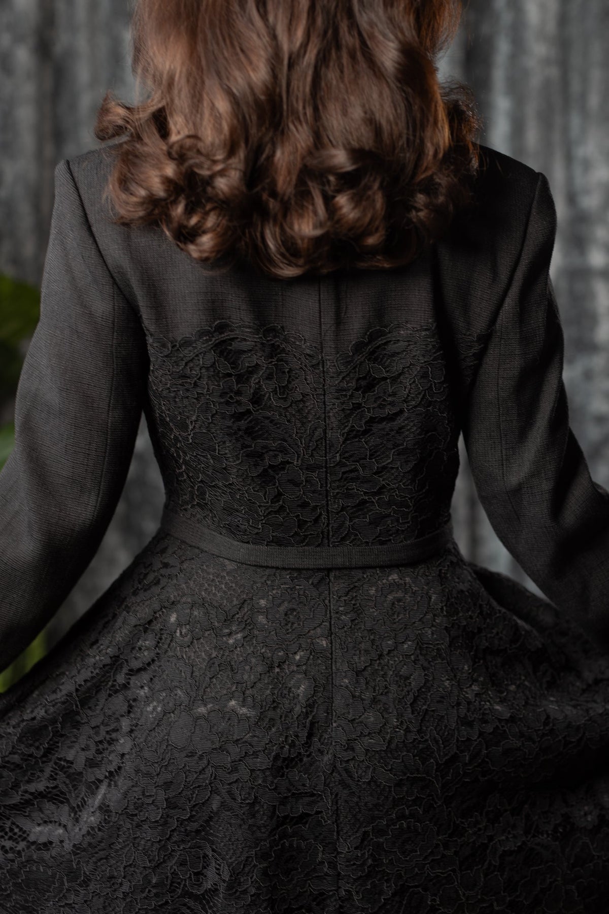 June Mourning Lace Dress