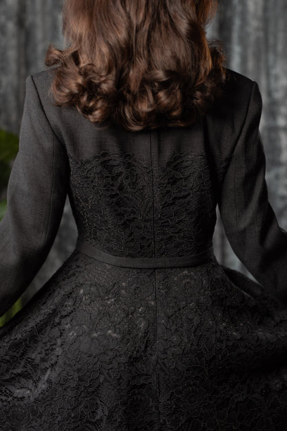 June Mourning Lace Dress