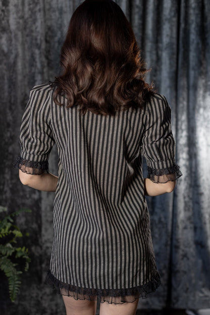 Circe Haunted - Stripe Mini Dress