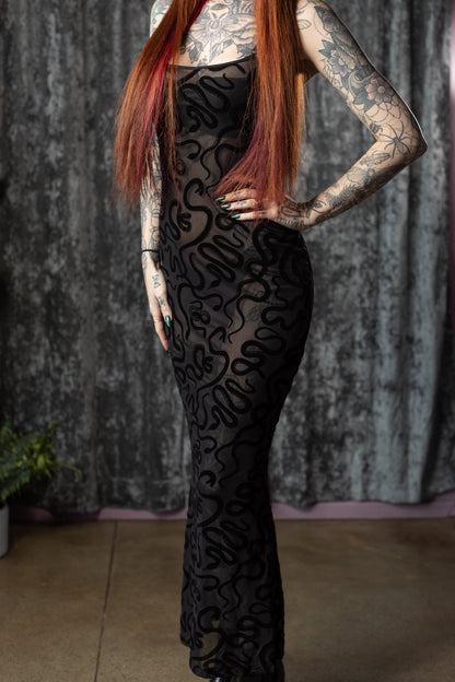 Serpent Hourglass Maxi Dress