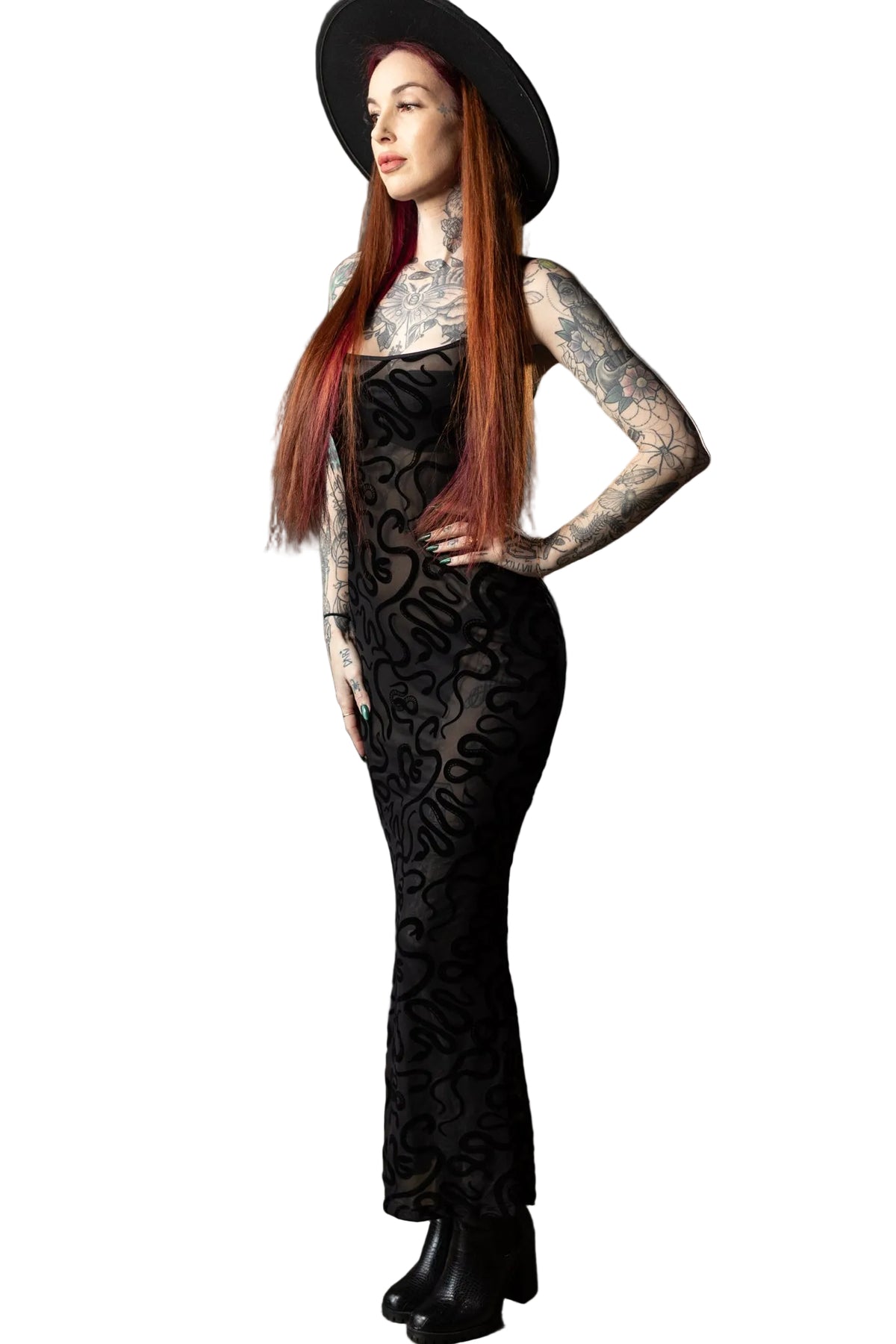 Serpent Hourglass Maxi Dress
