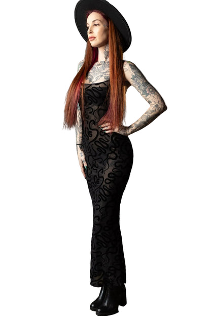 Serpent Hourglass Maxi Dress