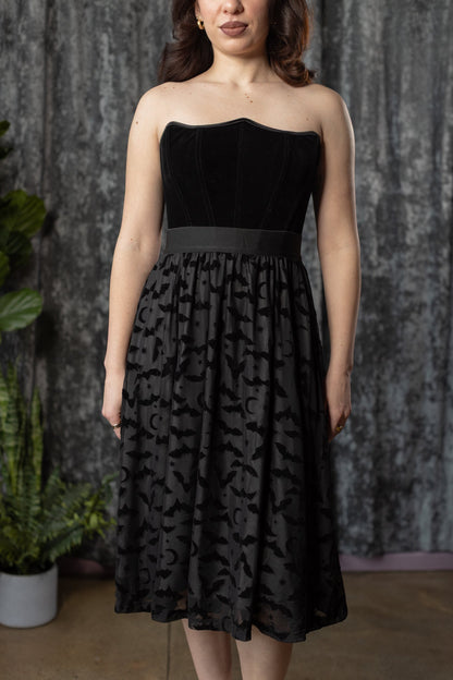 The DRAVEN Skirt  - Velvet Spider Bat Full SKIRT