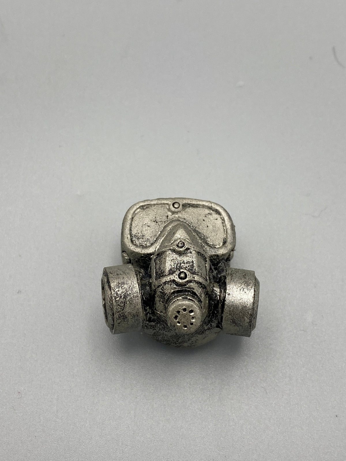 Respirator Gas Mask Magnet, Hand Painted Resin Sculpture
