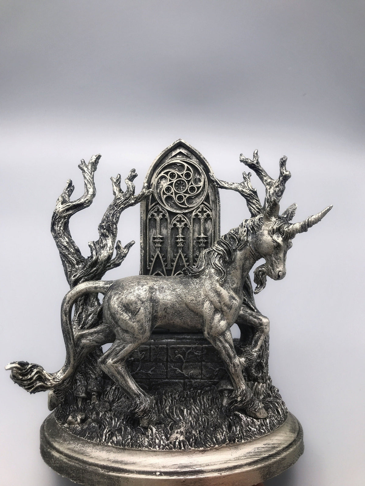 Unicorn Statue, Hand Painted Resin Sculpture | Mythical Creature Figurine
