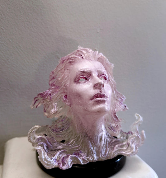 Spirit Summoning Sculpture, with LED Tea Light, Hand Painted Resin Statue