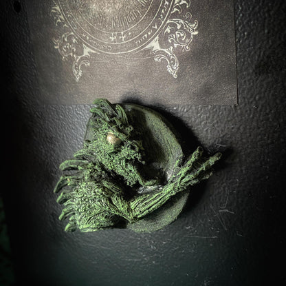 Chupacabra Magnet, Hand Painted Resin Sculpture | Cryptid Decor